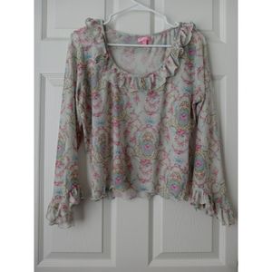 Let Them Eat Cake Ruffle Top